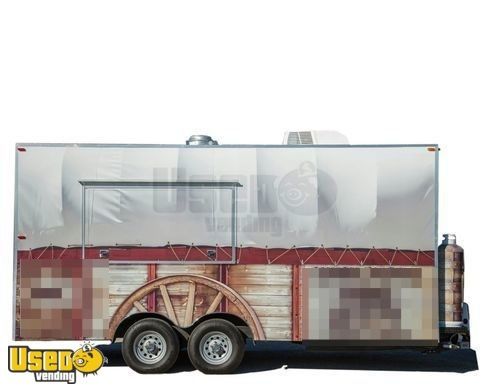 2014 - 8.5' x 17' BBQ Concession Trailer