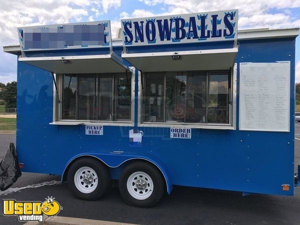 2012 - 6' x 14' Shaved Ice Concession Trailer