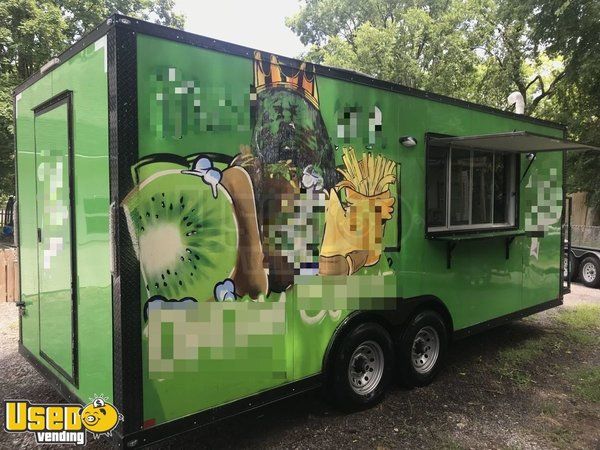 2017 - 8.5' x 20' Mobile Kitchen Food Concession Trailer