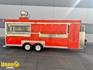 LOADED - 8' x 18' 2022 Kitchen Food Concession Trailer with Pro-Fire Suppression