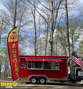 2021 8' x 16' Food Kitchen Concession Trailer with Pro Fire System