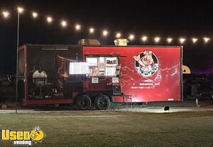 2023 8.5' x 21' Diamond Cargo Barbecue Food Trailer with Fire Suppression & Porch