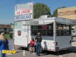 2009 16' Used Ice Cream Concession Trailer