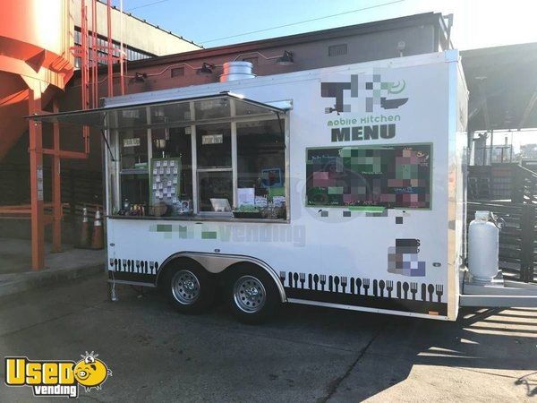 2017 - 7' x 14' Food Concession Trailer Mobile Kitchen