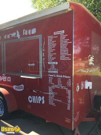 2010 - 6' x 14' Shaved Ice Concession Trailer