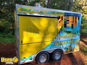 Ready to Operate Mobile Snowball Biz / Shaved Ice Concession Trailer