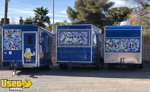 Turnkey Mobile Shaved Ice Concession Business with 3 Trailers