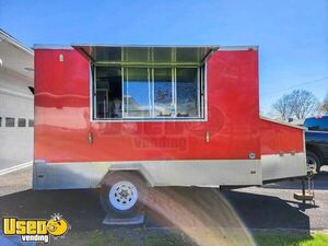 2018 7' x 12' Well-Maintained Kitchen Trailer with Fire Suppression System