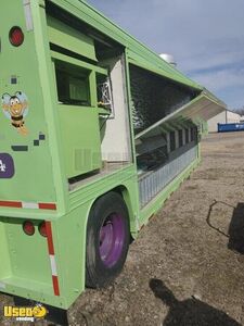 2005 8' x 28' Custom Food Trailer with Hydraulic Lifts and Bathroom