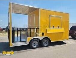 2021 8.5' x 16' Diamond Cargo Kitchen Food Trailer with Porch