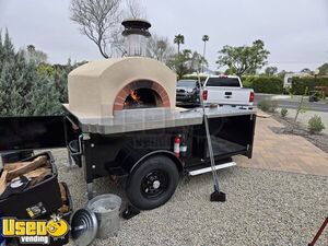 Turnkey - 2024 6' x 9' Wood Fired Pizza Concession Trailer