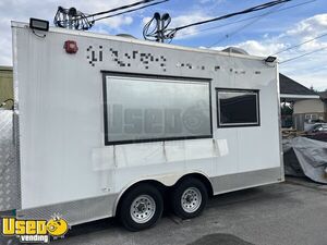 2022 8.5' x 16' Quality Cargo Kitchen Food Concession Trailer with Fire Suppression