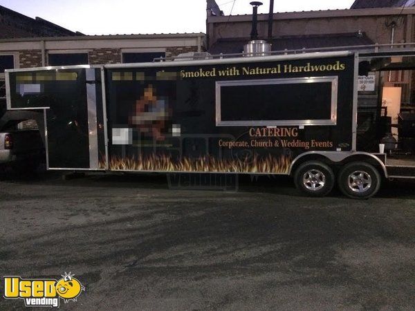 46' Trailer with Porch Smoker