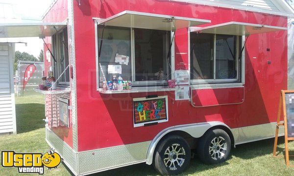 2018 - 8.5' x 16' Food Concession Trailer w/ Commercial-Grade Equipment