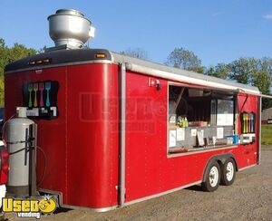 Used 2001 8' x 20' Concession Trailer | Full Mobile Kitchen