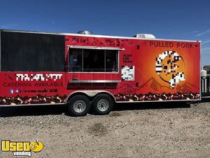 TURNKEY - 2019 8.5' x 30' Barbecue Kitchen Food Concession Trailer w/ Pro-Fire Suppression