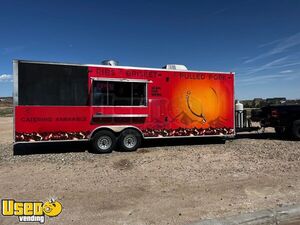 TURNKEY - 2019 8.5' x 30' Barbecue Kitchen Food Concession Trailer w/ Pro-Fire Suppression