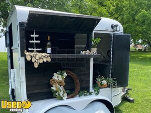 Charming - 7' x 10' Horse Trailer Concession Conversion | Beverage Trailer