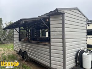 Custom Built - 2009 7' x 18' Barbecue Food Concession Trailer