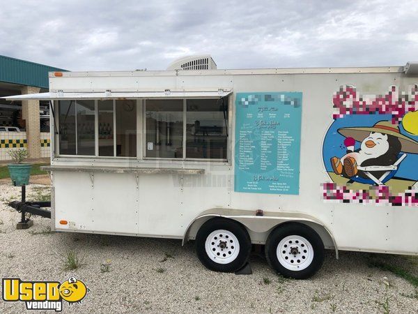 2011 - 7' x 16' Victory Shaved Ice Concession Trailer