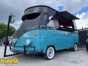 Vintage VW Style Concession Trailer 5.6' X 14'  Mobile Street Vending Unit
