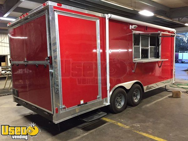 2016 - 8.5' x 20' Food Concession Trailer with Porch