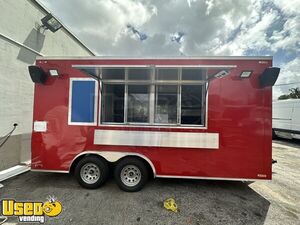 BRAND NEW 2023 8' x 16' Commercial Mobile Kitchen Food Concession Trailer
