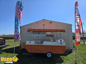 Turn Key - 7' x 10.5' Cotton Candy & Popcorn Trailer Pop Up Concession Trailer