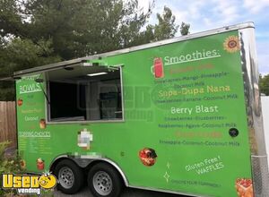 2020 8' x 16' Acai and Smoothie Concession Trailer Mobile Vending Unit