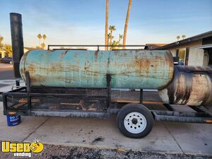 2024 - 14' Open BBQ Smoker Trailer Smoker Mobile BBQ Pit