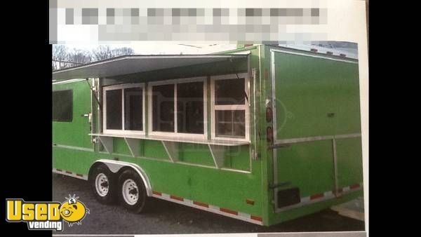 8.5' x 30' Loaded Food Concession Trailer w/ Pro Fire Suppression