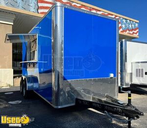 BRAND NEW 2023 Quality Cargo 7' x 16' Basic Concession Trailer / New Mobile Business Unit