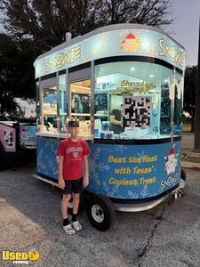 2024 7' x 10' Snowie Shaved Ice Trailer | Snowball Concession Trailer