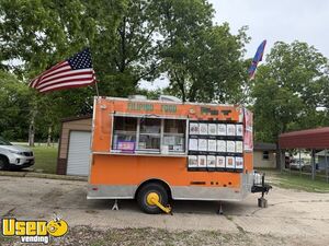 2014 8' x 12' Kitchen Food Concession Trailer with Fire Suppression System