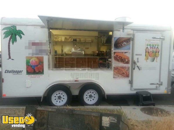2011 - Challenger 16ft Food Concession Trailer with Supply Van