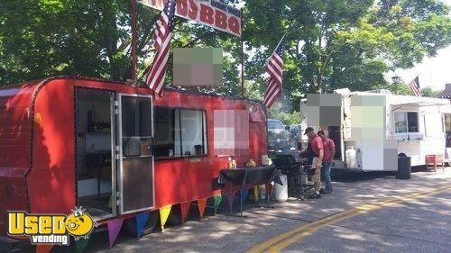 10' x 20' Food Concession Trailer & 13.5' Smoker