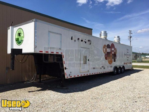 2012 - 8.2' x 48' Mobile Kitchen Food Concession Trailer