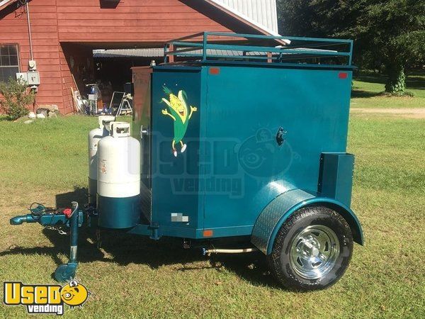 2015 - 5' x 8' Texas Corn Roaster Commercial Corn Roaster / Used Corn Roasting Trailer