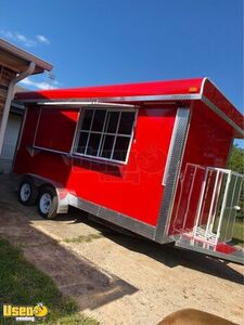 Lightly Used 2020 - 7' x 16' Mobile Kitchen Food Concession Trailer