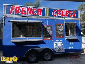 2017 17' Turnkey Ready Crepe Concession Trailer / Crepes and Macarons Trailer