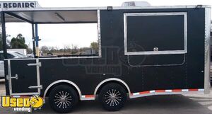 2021 Cargo Craft 8' x 16' Food Concession Trailer with Porch and Fire Suppression