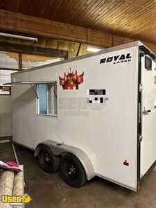 Clean - 2022 7' x 14' Concession Trailer | Mobile Vending Unit