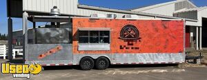 2016 - 8.5' x 32' Barbecue Food Concession Trailer with Smoker