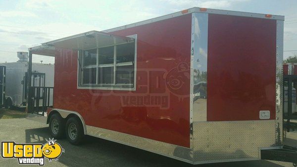 2017 - 8.5' x 20' Food Concession Trailer with Porch