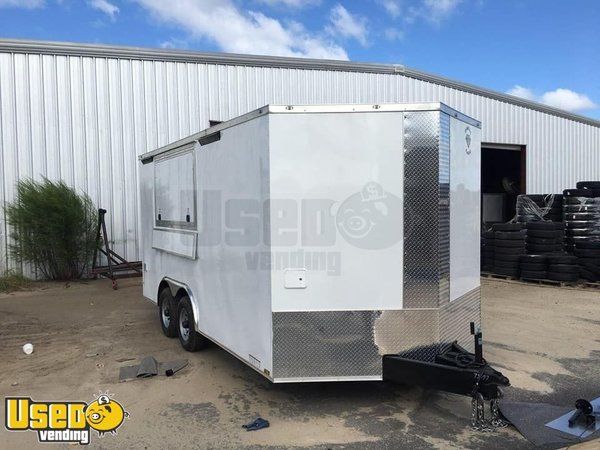 8.5' x 16' Diamond Cargo Concession Trailer Working Condition