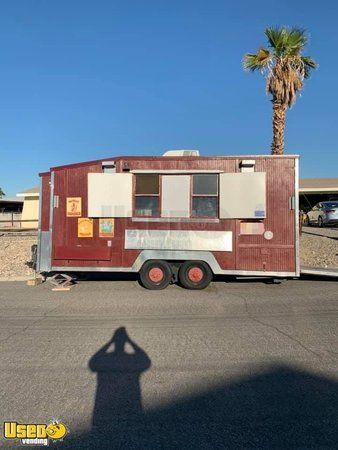 Used Nomad Toy Box Food Concession Trailer / Street Food Unit Shape