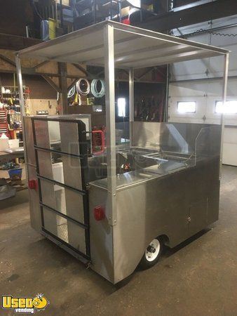 NEW 2019 - 5.3' x 6.2' All Stainless Steel Stand Cart- Wheelchair Accessible