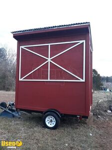 BRAND NEW 2021 - 5' x 8' Multi-Use Wooden Concession Trailer