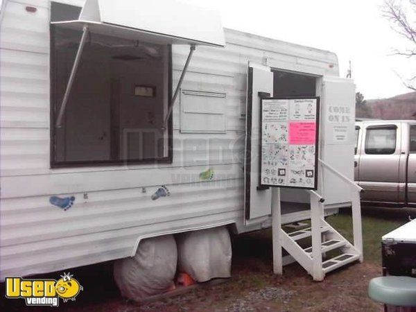 8 x 17 Dual Axle Custom Concession Trailer