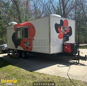 2022 8' x 20' Kitchen Food Concesssion Trailer with Pro Fire System